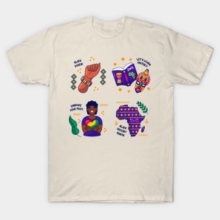 Black History Month Kawaii T-Shirt